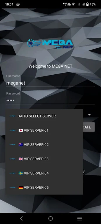 MEGA NET - Fast, Secure VPN Screenshot 2 