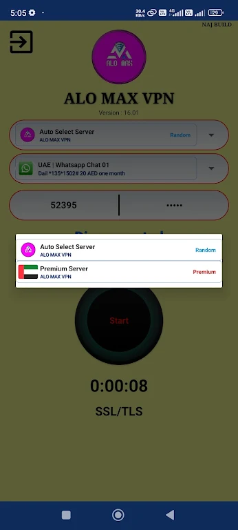 ALO MAX VPN Screenshot 2