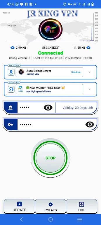 Jr King Vpn Screenshot 3