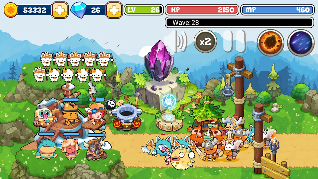 Castle Defense: Fight Waves Mod Screenshot 4