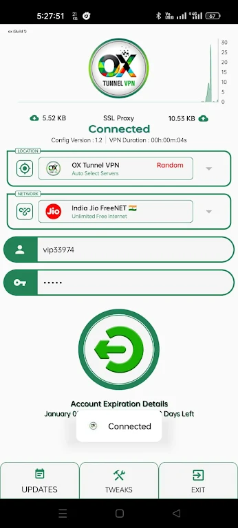 OX Tunnel VPN Screenshot 2 