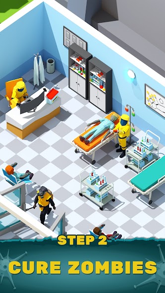 Zombie Hospital - Idle Tycoon Mod Screenshot 2 