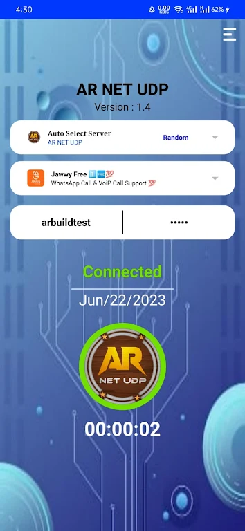 AR NET UDP - Fast Secure VPN Screenshot 2 