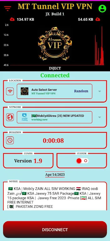 MT TUNNEL VIP VPN Screenshot 4 