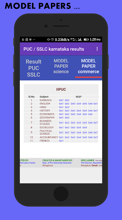 Karnataka Puc/SSLC results & M Screenshot 3 