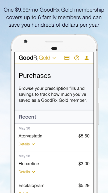 GoodRx Gold - Pharmacy Discount Card Screenshot 4 