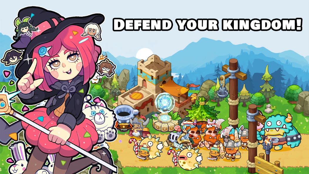 Castle Defense: Fight Waves Mod Screenshot 1