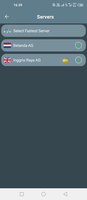 AERO VPN Internet 4G 5G Screenshot 2