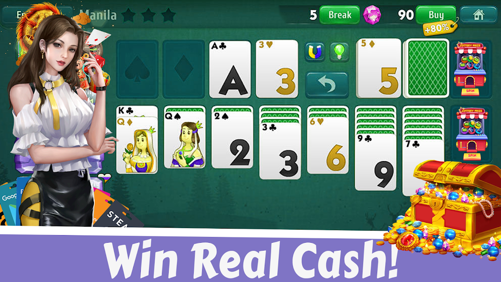 Solitaire smash strike Screenshot 4 