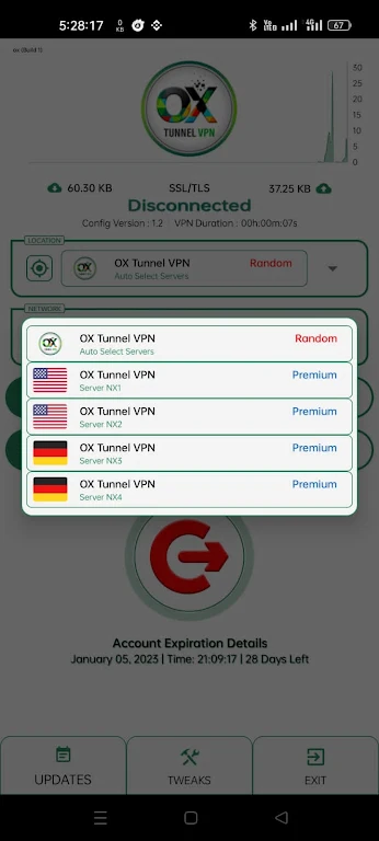 OX Tunnel VPN Screenshot 3 