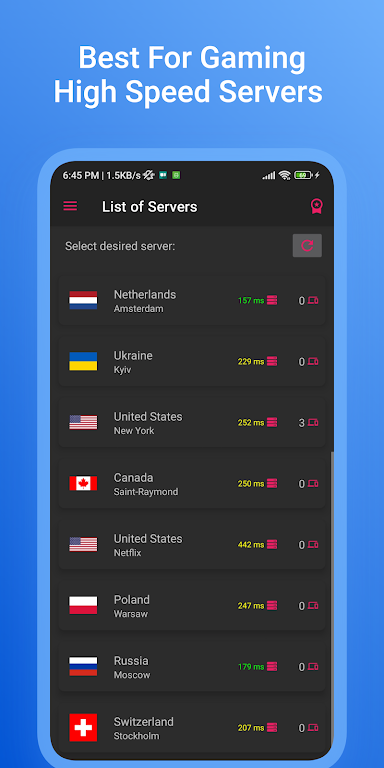 Fast Gaming VPN - For Gaming Screenshot 3