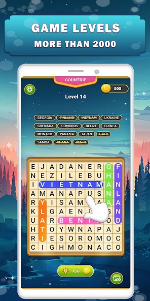 Word Search Game: Offline Mod Screenshot 3