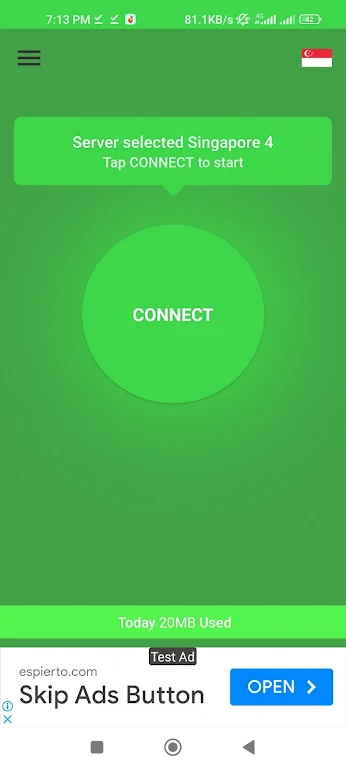 Success VPN Screenshot 1