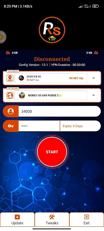 RS NET VIP VPN Screenshot 3