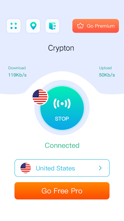 Crypton VPN-Encrypt VPN Screenshot 2 