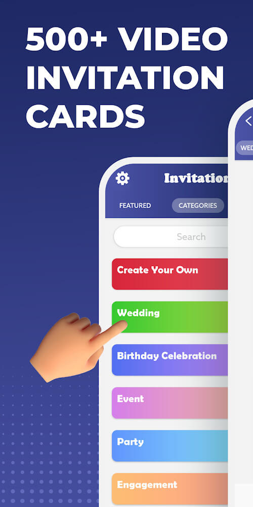 Video Invitation Maker Mod Screenshot 1 