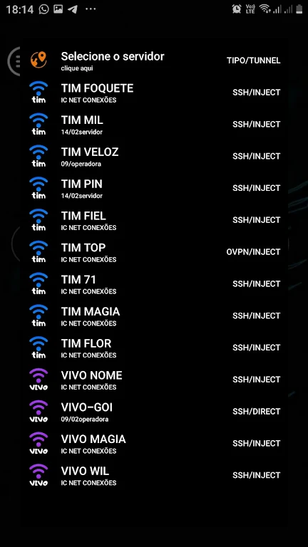 ANYVPN IC NET CONEXÕES Screenshot 3 