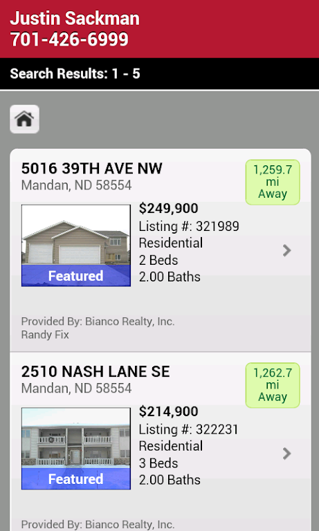 Bismarck Mandan Homes Screenshot 2 