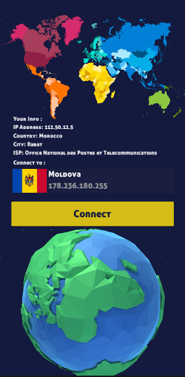 VPN Moldova - IP for Moldova Screenshot 3 