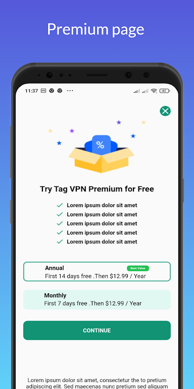 Tag Vpn Proxy Unlimited Screenshot 2 