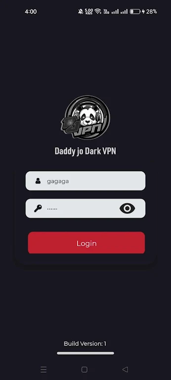 Daddy Jo Dark VPN Screenshot 1 