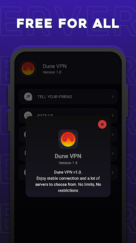 DuneVPN Fast Proxy Client Screenshot 1 
