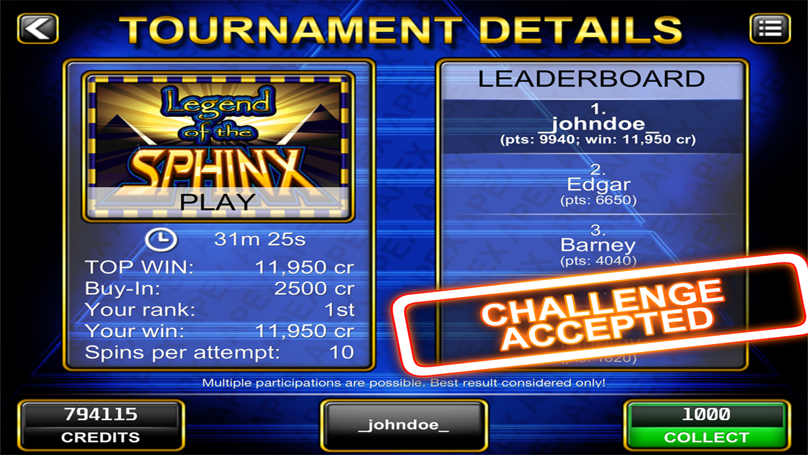 Slot Challenge Screenshot 1 