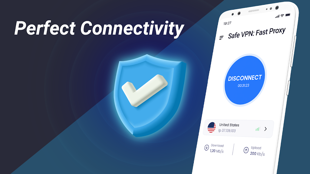 Safe VPN: Fast Proxy Screenshot 2 