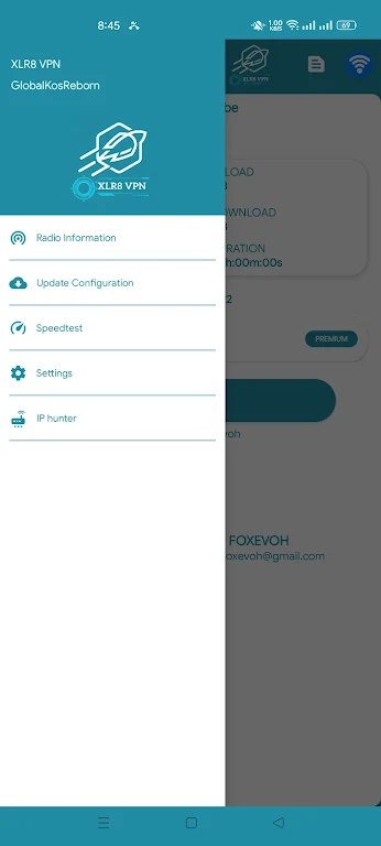 XLR8 VPN Screenshot 3