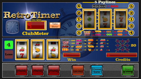 Retro Timer slot machine Screenshot 2 