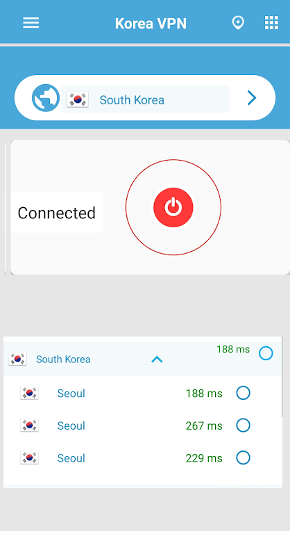 Korea VPN :Unlimited VPN Proxy Screenshot 3 