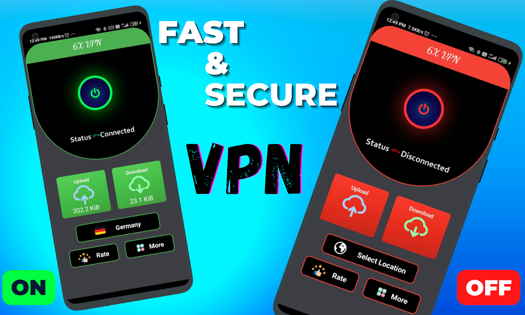 6X VPN: Unlimited & Safe Screenshot 2 