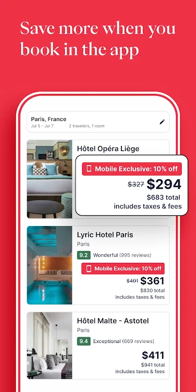 Hotels.com Screenshot 2 