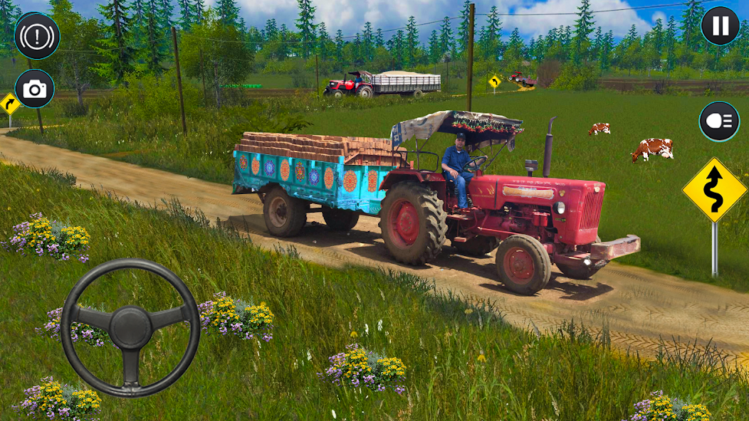 Heavy Cargo Tractor Trolley Mod Screenshot 4