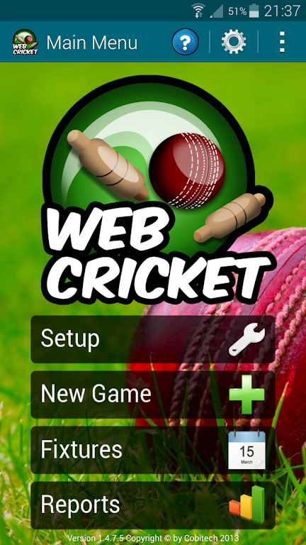 WebCricket Screenshot 1