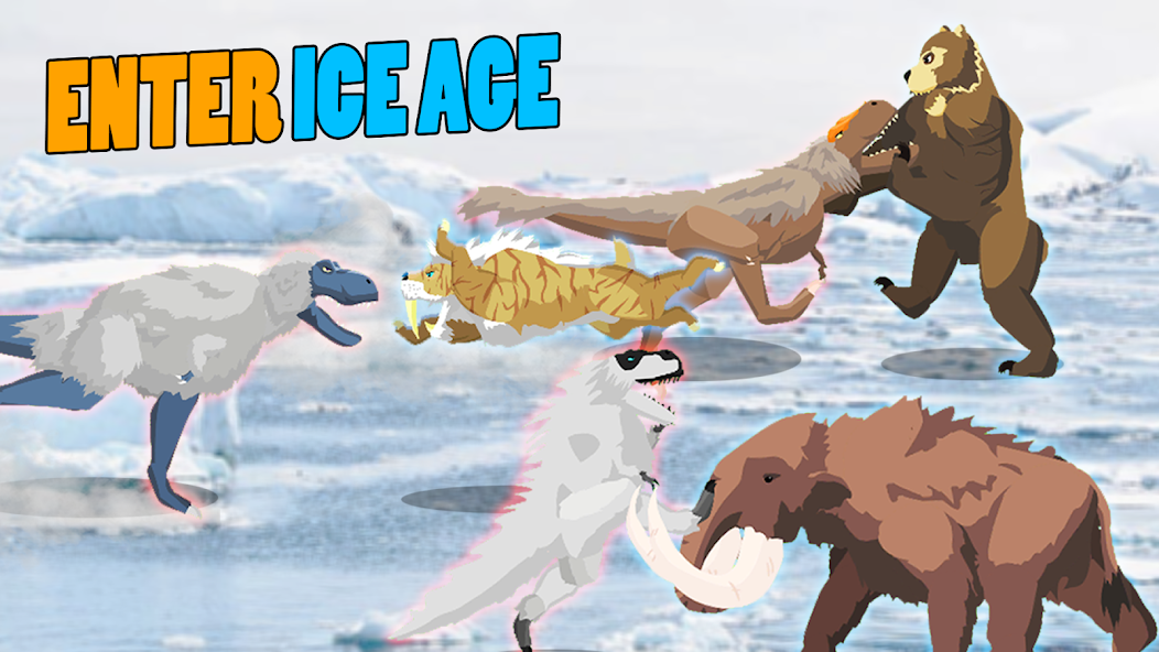 T-Rex Fights Ice Age Beasts Mod Screenshot 1