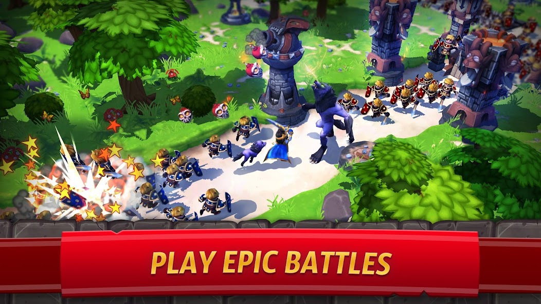 Royal Revolt 2: Tower Defense Mod Screenshot 1 