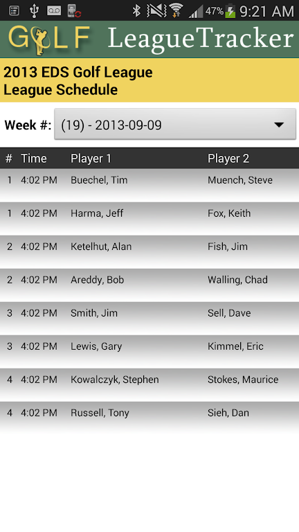 Golf League Tracker Classic Screenshot 4 