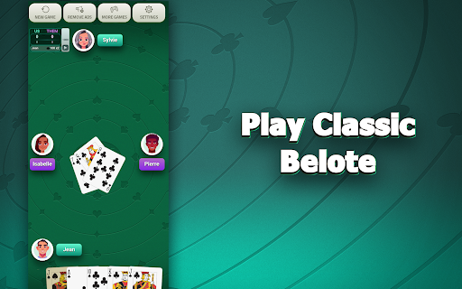 Belote Offline - Single Player Card Game Screenshot 3