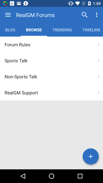 RealGM Forum Screenshot 1 