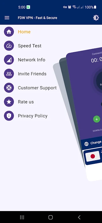 FDW VPN - Fast & Secure Screenshot 3