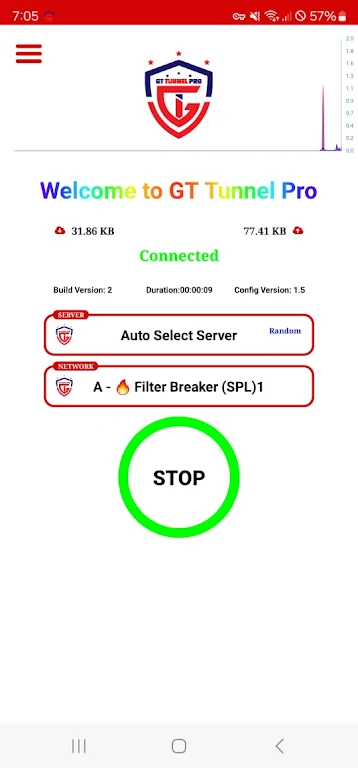 GT Tunnel Pro VPN Screenshot 2