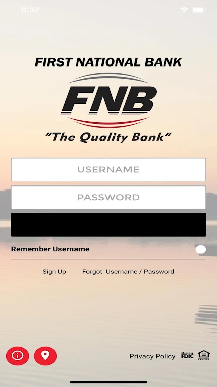 First National Bank of Pana Screenshot 1 