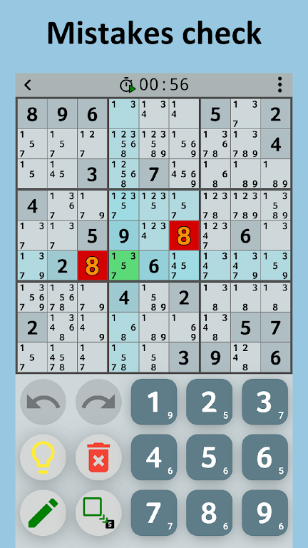 Sudoku - Logic Puzzles Sudoku Mod Screenshot 1