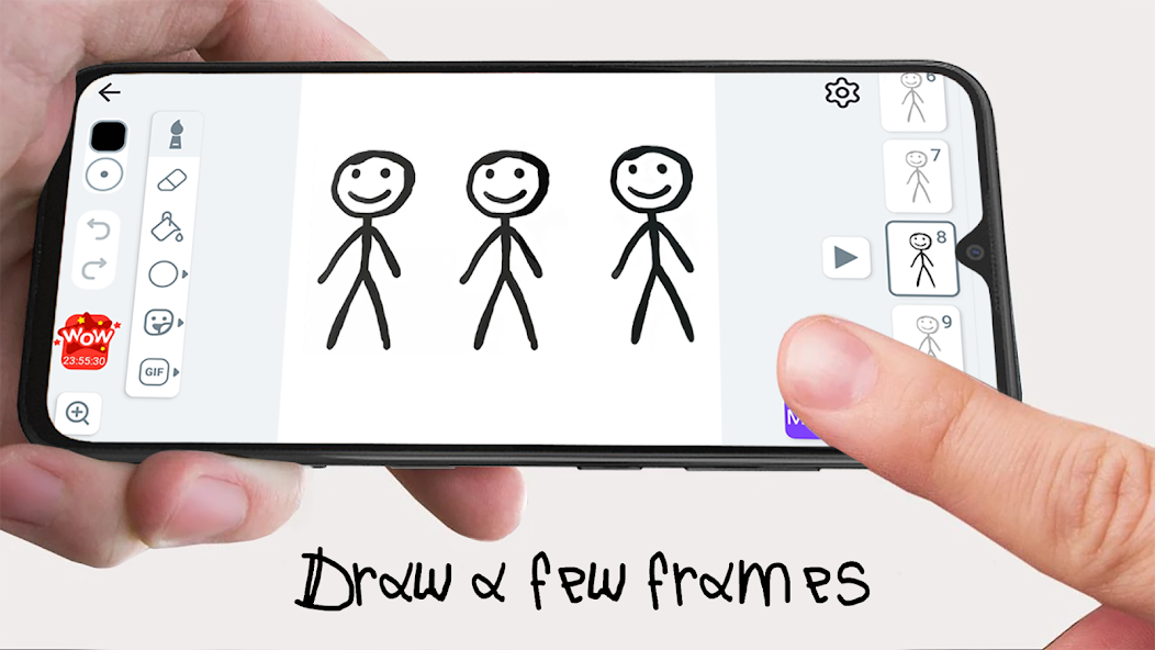 Stickman: draw animation maker Mod Screenshot 2 