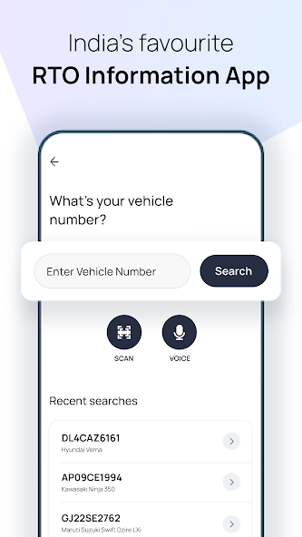 CarInfo - RTO Vehicle Info App Mod Screenshot 1 