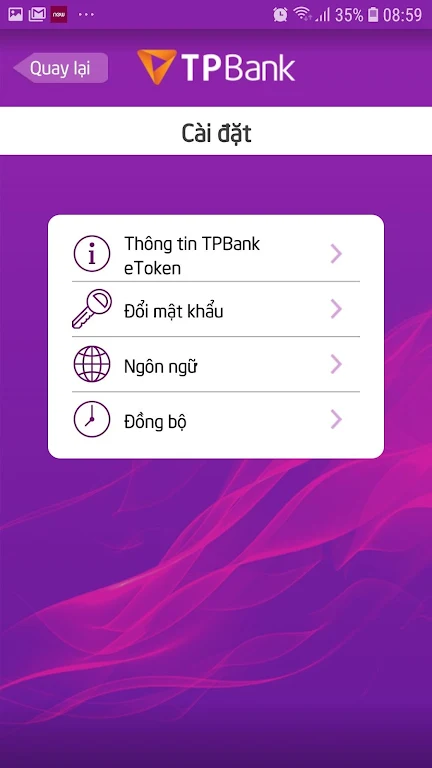 TPBank eToken Screenshot 3 