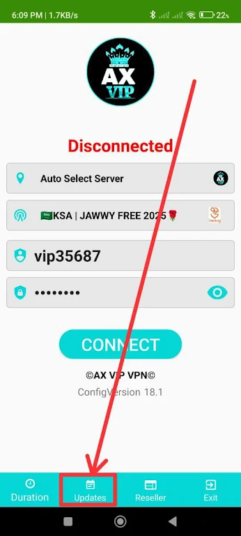 AX VIP VPN (Fast & Secure) Screenshot 1