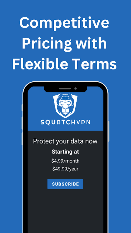 SquatchVPN Screenshot 1 