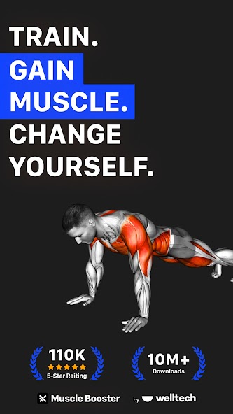 Workout Planner Muscle Booster Mod Screenshot 1 